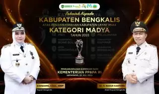 Dinobatkan KLA Madya, Bupati Bengkalis Puji Seluruh Elemen 'Negeri Junjungan'