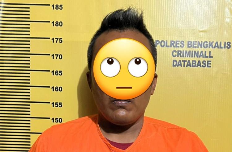 Polisi Borgol Honor Dishub Bengkalis Tapi di KTP Swasta Nyambi Pengedar Sabu