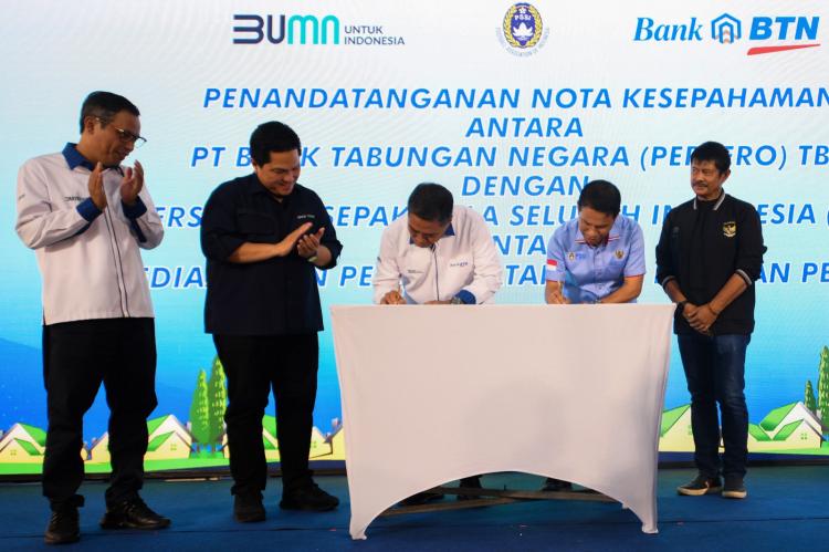 Ketum PSSI Apresiasi BTN Sediakan Rumah Bagi Atlet Sepakbola