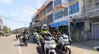 Satlantas Polres Bengkalis Deklarasi Tertib Berlalu Lintas di Pulau Seberang