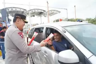 Arus Balik Lebaran, Kapolda Riau: 38.150 Kendaraan Melintasi Tol Pekanbaru-Bangkinang