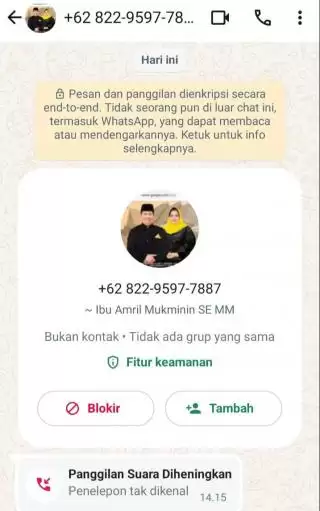 Awas! Ada Oknum Penipu Mengatasnamakan Bupati Bengkalis