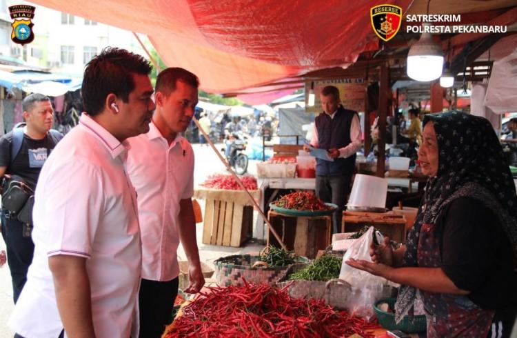 Polresta Pekanbaru Cek Ketersediaan Hewan Kurban Jelang Idul Adha