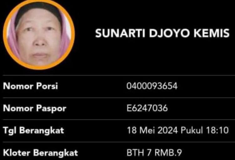 Innalillahi, Jemaah Haji Asal Bungaraya Siak Wafat di Rumah Sakit King Salman Madinah