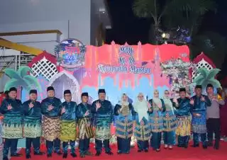 Kasmarni Ajak Generasi Milenial Islam Gemar Baca Al Quran di MTQ ke 49 Mandau Meriah dan Megah