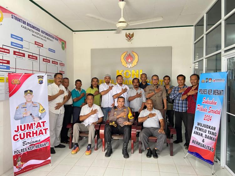 Wakapolres Kepulauan Meranti: Meski Beda Pilihan Jangan Sampai Terpecah-belah