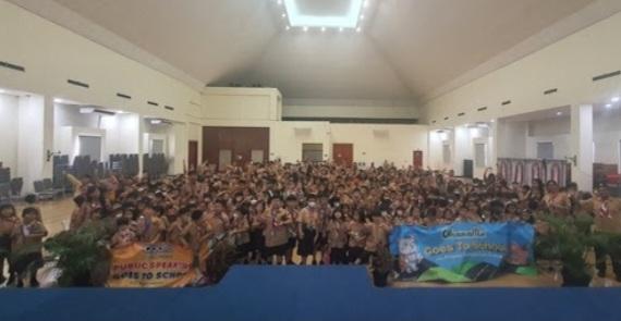 Bersama Agatis dan Ohana Mie, Priska Sahanaya Kuatkan Pendidikan Karakter Lewat PS di SD Saint Peter