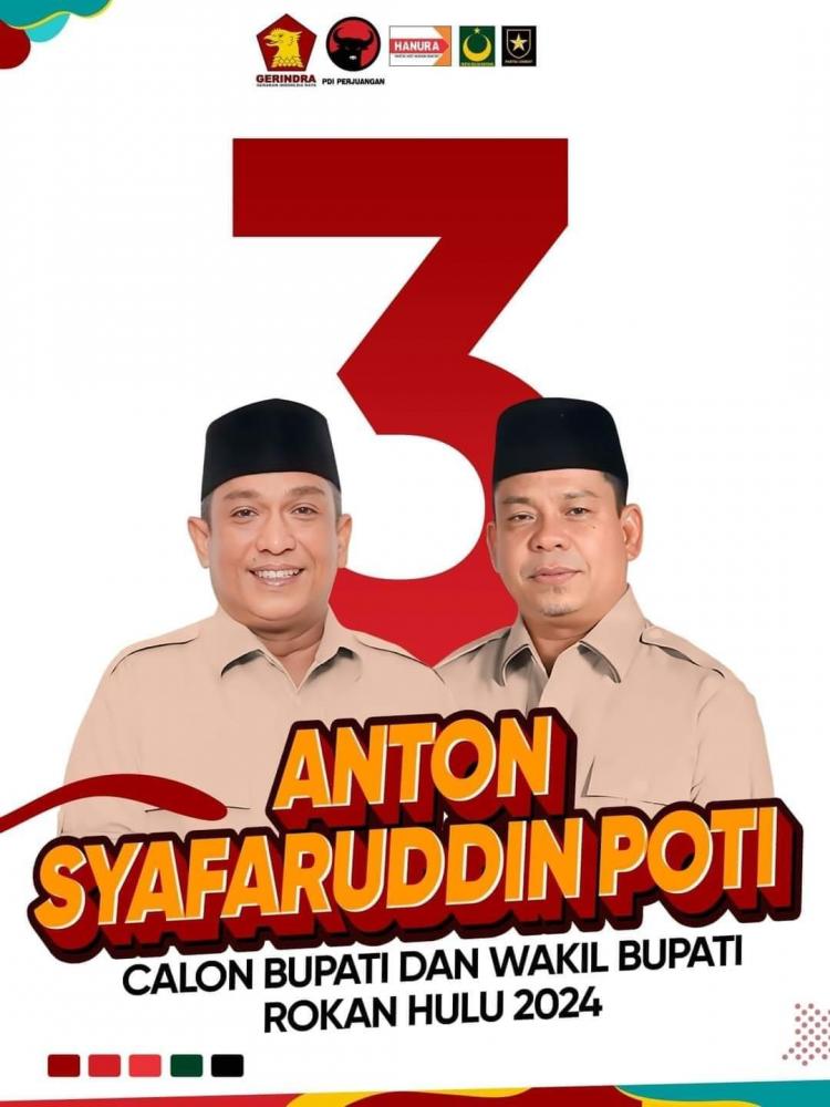 Paslon ASA Nomor Urut 3 Tawarkan 7 Program Unggul di Pilkada Rohul 2024