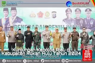 Rapat Koordinasi Pilkada 2024, Bupati Rohul Sambut Kunjungan Kapolda Riau