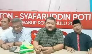 Pilkada Rokan Hulu 2024, Paslon Nomor 3 Anton-Poti Deklarasi Kemenangan