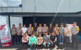 Jumat Curhat Bersama Komunitas Motor Selatpanjang, Wakapolres Ajak Jaga Persatuan