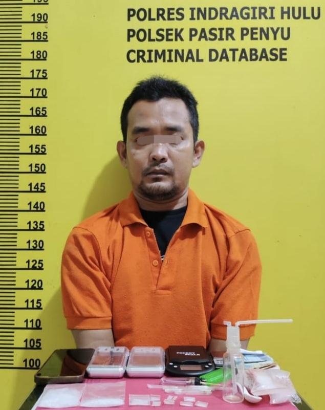 Unit Reskrim Cokok Warga Pasir Penyu Ulah Edarkan Sabu 20,22 Gram