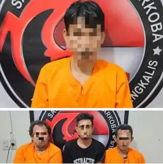 Dijeblokan Kesel Gegara Sabu-sabu, Ini Peran Masing-masing Empat Pelaku
