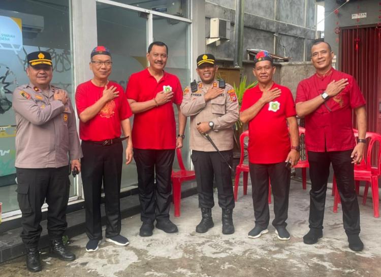 Polres Kepulauan Meranti Kawal Pelepasan dan Pembukaan Perang Air Selatpanjang
