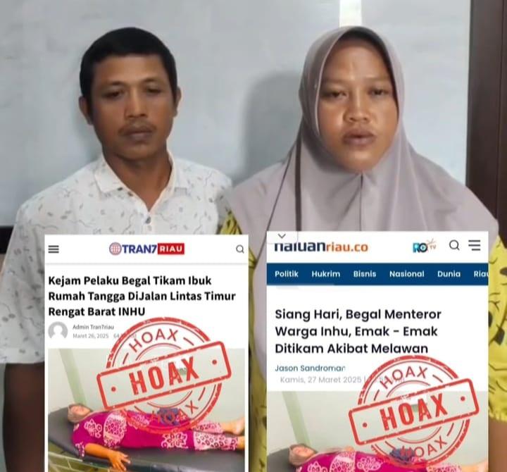 Polisi Dibikin Kelabakan, IRT Kena Begal Ternyata Hoaks