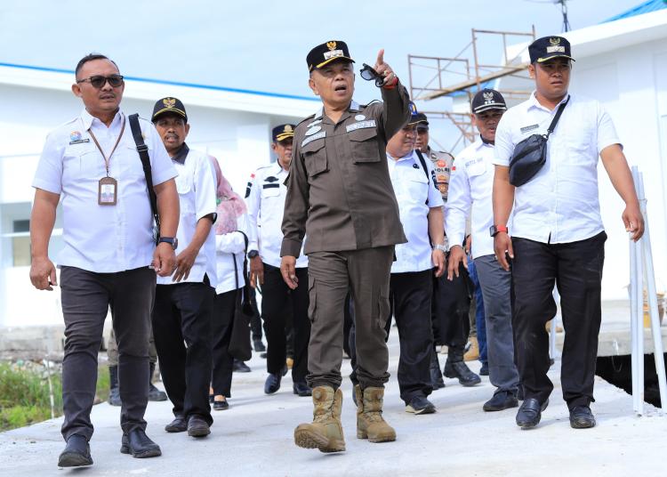 Tinjau Progres Pembangunan RS Pratama Penyagun, Asmar: Progres Sudah Hampir 100 Persen