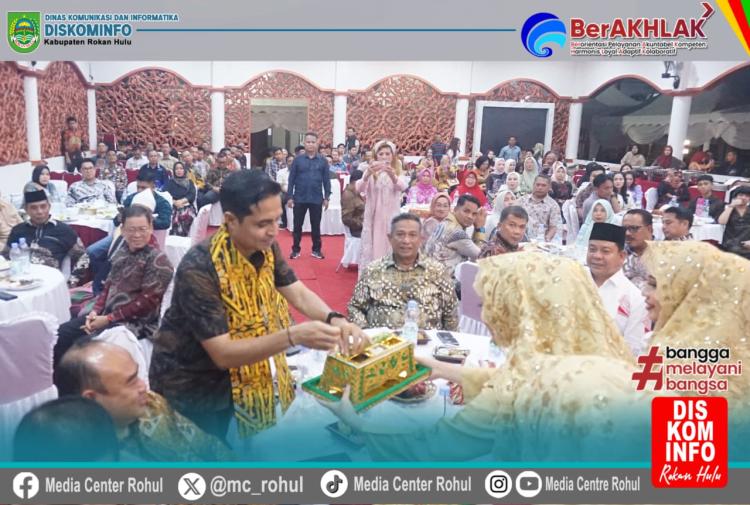 Suasana Haru Warnai Pisah Sambut Pemda dan Kapolres Rohul
