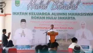 Ikatan Keluarga Mahasiswa Rohul Jakarta Silaturahmi Bersama Bupati Rohul