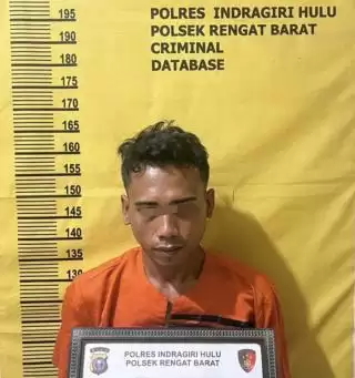 Polsek Rengat Barat Ringkus Pria Rudapaksa IRT di Inhu
