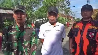 Kolaborasi Medan Berkah: Guntur Syahputra Komandoi Lebih 200 Kader PP Gotong Royong Bareng Koramil