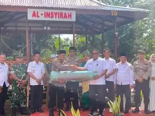 Pondok Mengaji Al Insyirah Resmi Berdiri di Halaman Mapolsek Tembilahan Hulu