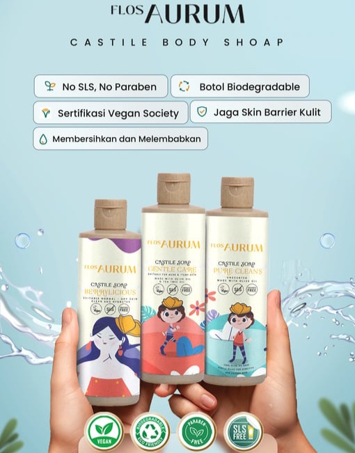 Sabun Natural Tanpa Bahan Kimia dari Flos Aurum