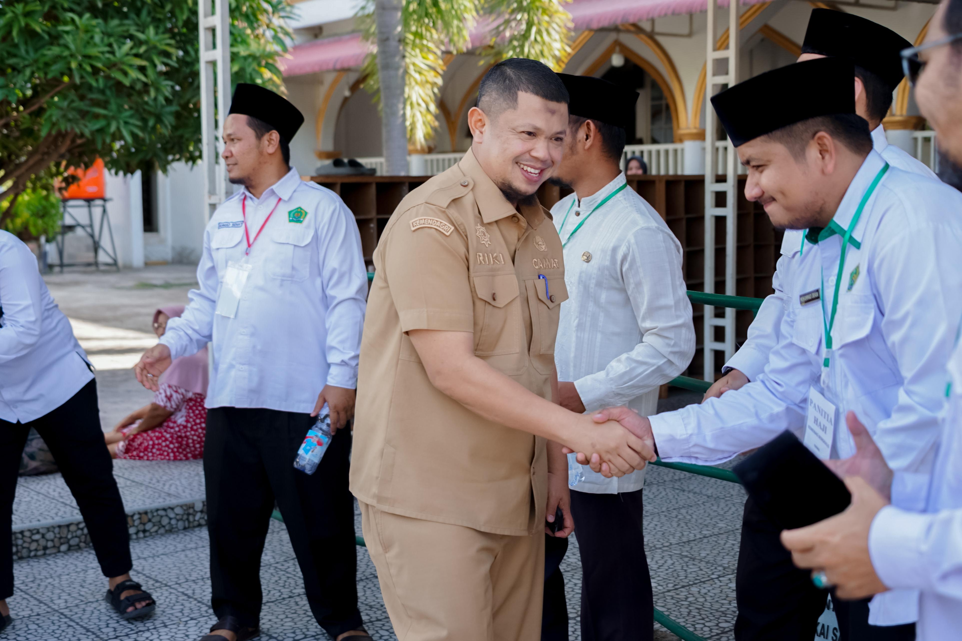 Sambut Kepulangan Jemaah Haji 4 Kecamatan di Mandau, Ini Harapan Camat Mandau
