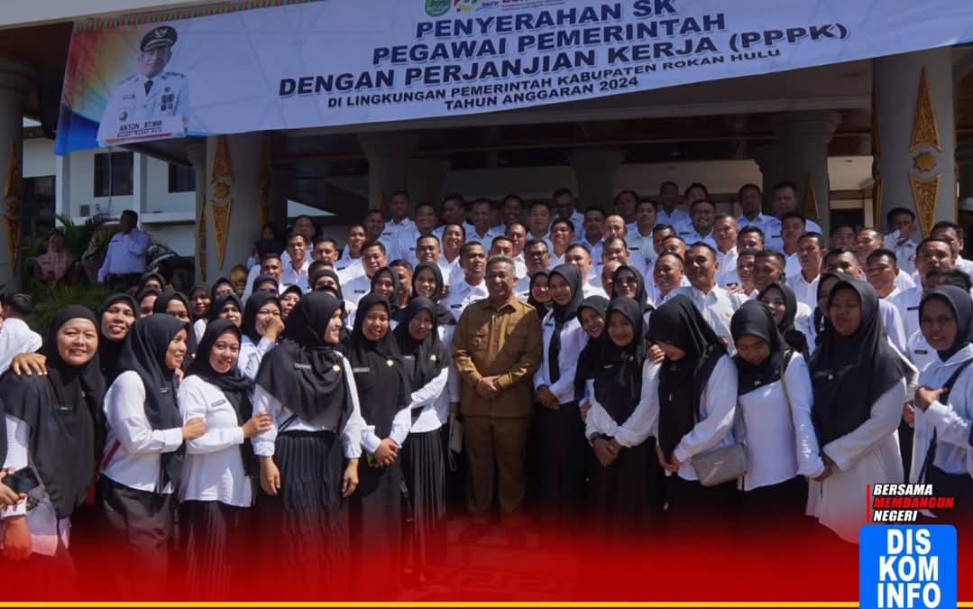 Serahkan SK 1.461 PPPK Tahap I Formasi Tahun 2024, Ini Petuah Bupati Rohul