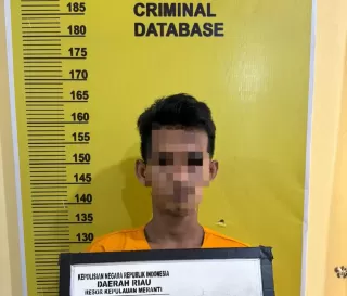 Bogem Mata Kiri Istri, Pelaku KDRT Diborgol Satreskrim Polres Kepulauan Meranti