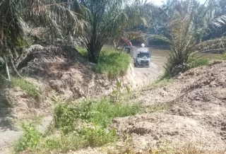 Masyarakat Bangun Purba Barat Adukan Galian C (Quari) Ilegal ke Polres Rohul