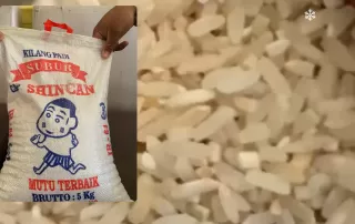 Viral Beras Oplosan Merek Shincan di Langkat, Pemilik Kilang Dipanggil Polisi