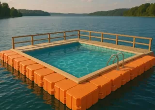 Seru dan Aman, Ini Dia Inspirasi Desain Kolam Renang Apung Keluarga