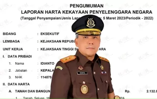 Kejagung Periksa Mantan Kajati Sumut Idianto, Dikaitkan OTT KPK PUPR