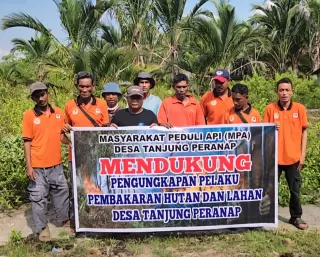 MPA Siap Bantu Ungkap Pelaku Karhutla di Desa Tanjung Peranap