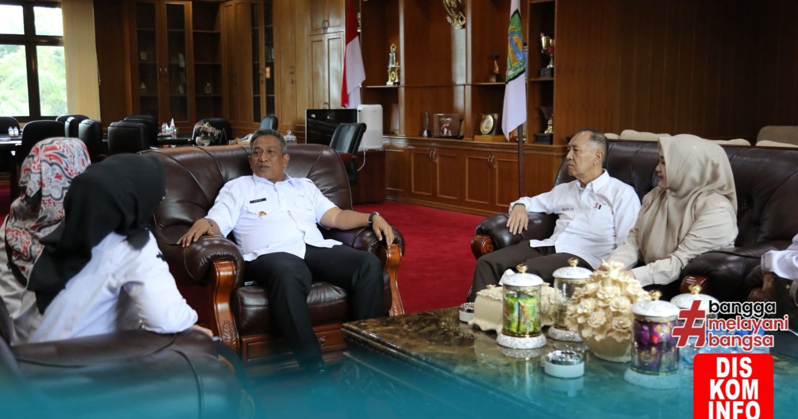 Soal Kasus HIV AIDS, Bupati Rohul Audiensi Bersama Komisi Penanggulangan AIDS Provinsi Riau