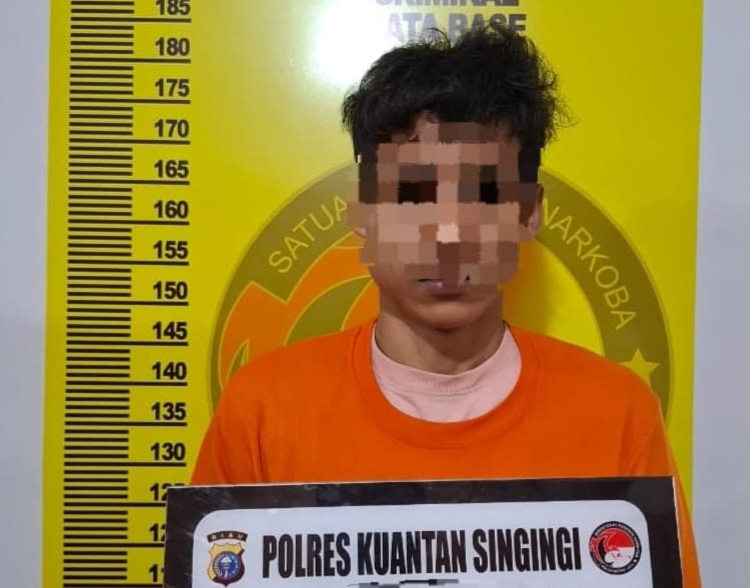 Tim 'Mata Elang' Polres Kuansing Gagalkan Peredaran Narkotika 13,42 Gram