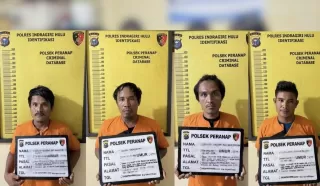 Polsek Peranap Hanya Butuh 24 Jam Ringkus 7 Pelaku Narkoba