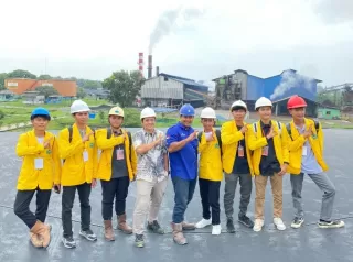 Di PKS Lubuk Dalam, Holding PTPN Tunjukkan Inovasi Limbah Sawit Jadi Energi ke Mahasiswa Unilak