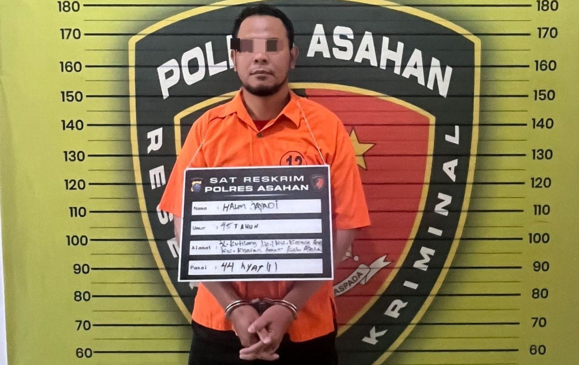 Polres Asahan Amankan Pelaku KDRT di Kisaran Timur