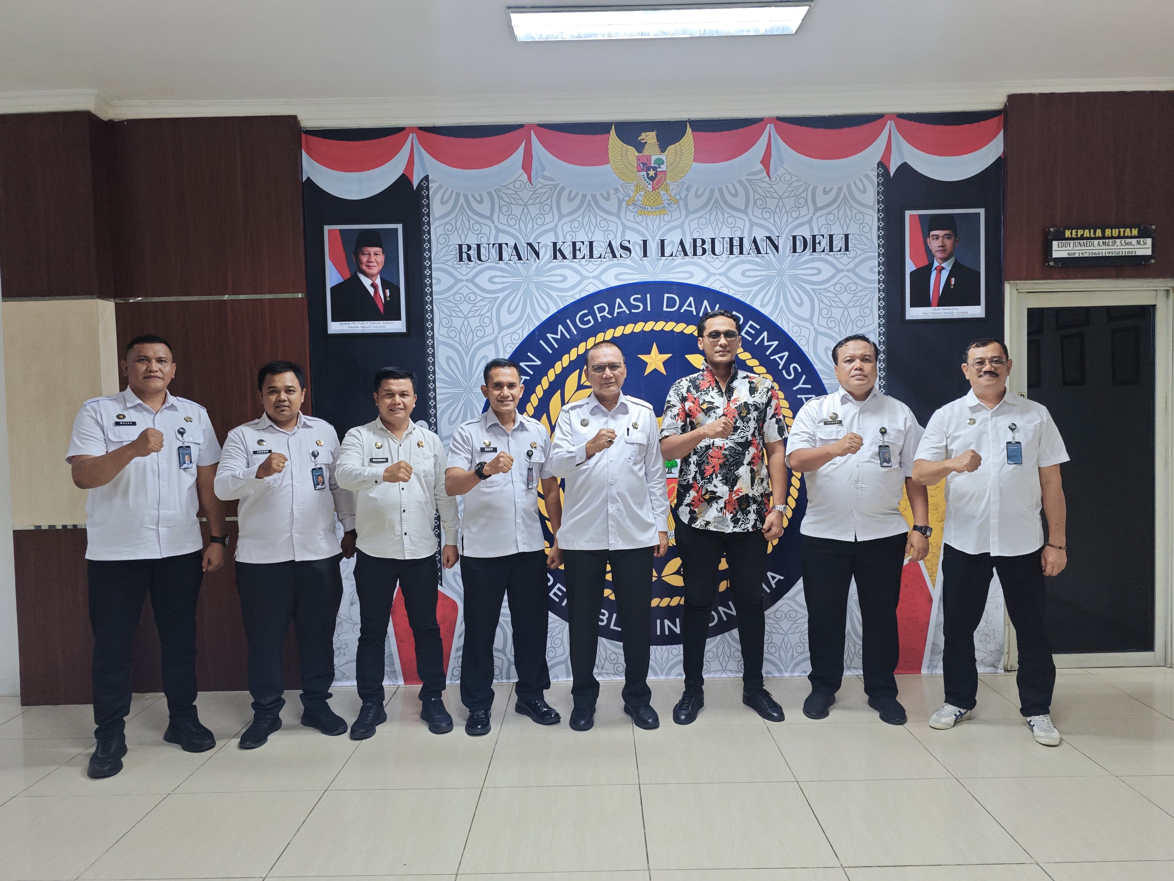 Yudi Suseno Tekankan Integritas Petugas Saat Tinjau Rutan Labuhan Deli
