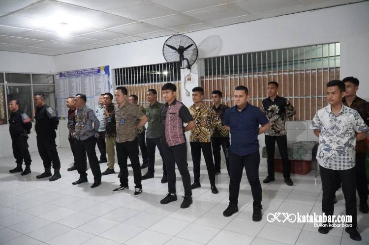 Razia Gabungan Rutan Kelas I Medan Bersama TNI-Polri: Wujud Sinergi Jaga Keamanan dan Ketertiban