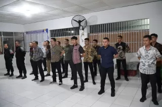 Razia Gabungan Rutan Kelas I Medan Bersama TNI-Polri: Wujud Sinergi Jaga Keamanan dan Ketertiban