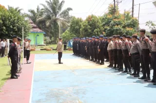 Polres Kuansing Gelar Patroli Skala Besar Jaga Stabilitas Keamanan di Pulai Cerenti