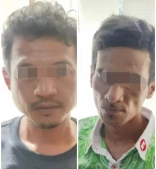 Reskrim Polsek Pasir Penyu Borgol Dua Pencuri Onderdil Motor Senilai Rp133 Juta