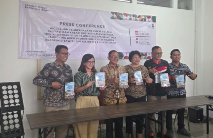 BPDP dan STP Bogor Luncurkan Buku Kuliner dari Sawit Persembahkan Buat UMKM