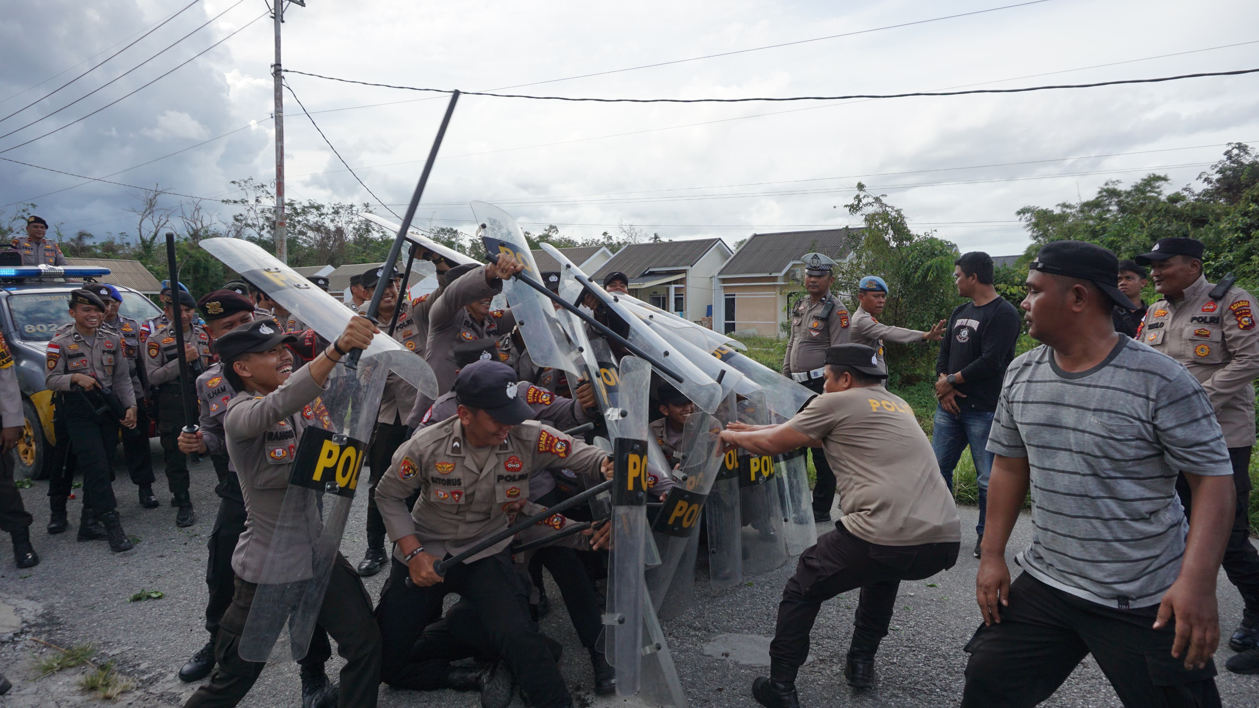 Drama Simulasi Sispam Mako dan Alarm Of Stelling di Mapolres Kepulauan Meranti