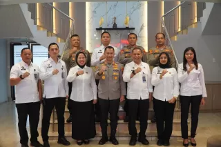 Perkuat Sinergi Penegakan Hukum, Kepala Rutan Medan Silaturahmi ke Polrestabes Medan