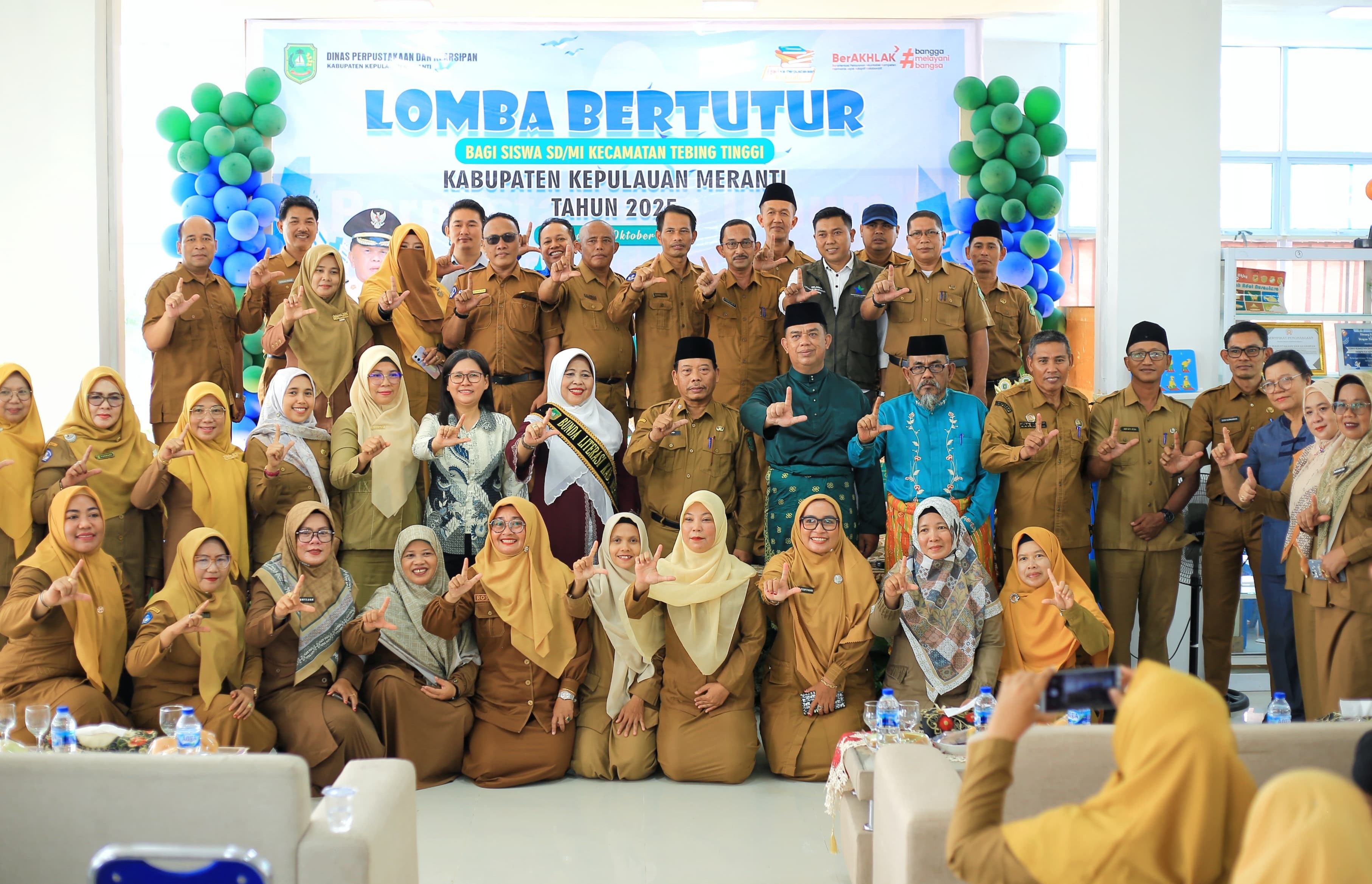 Pemkab Kepulauan Meranti Dorong Gerakan Literasi Lewat Lomba Bertutur Siswa SD dan MI