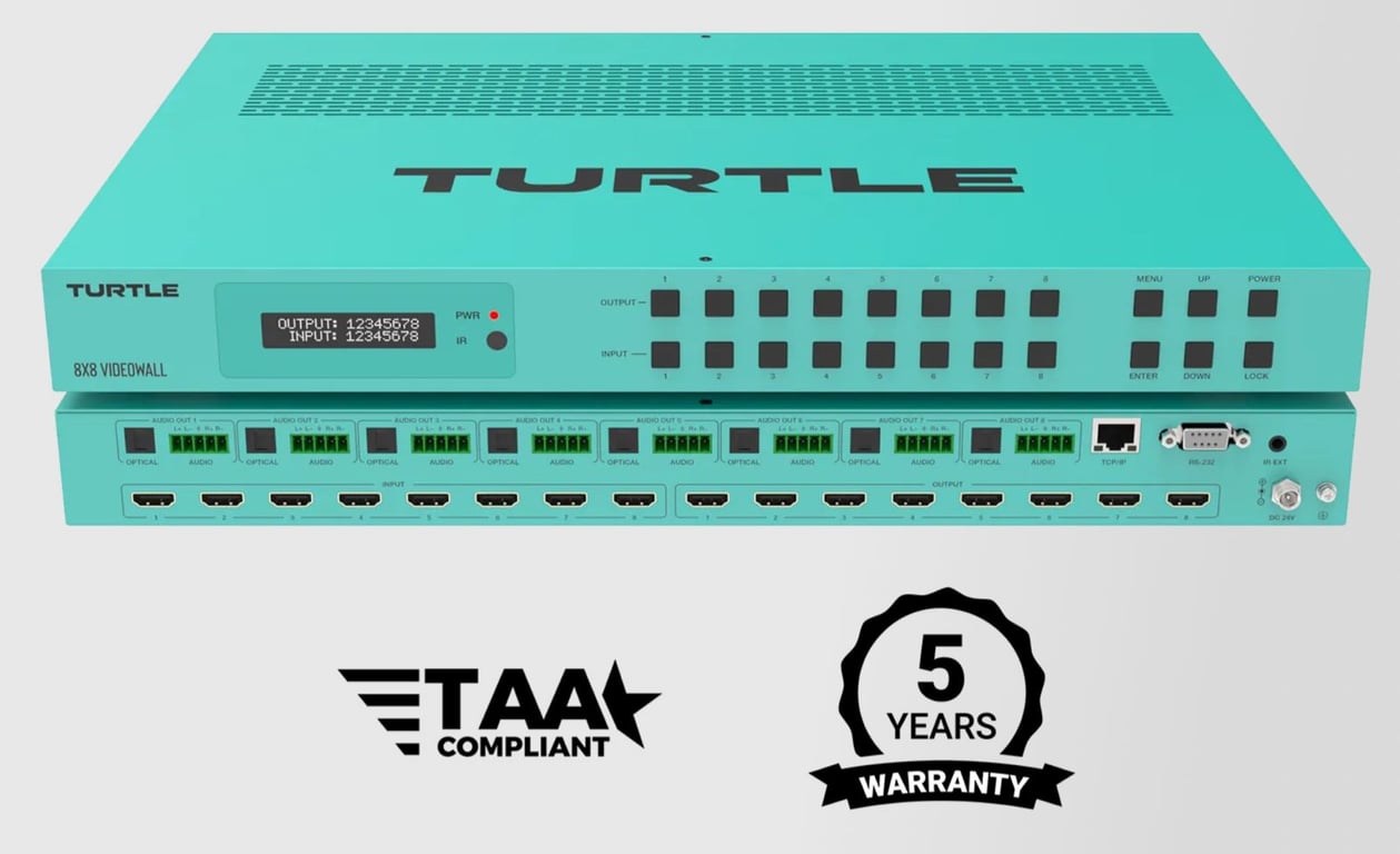 Video Processor Turtle AV: Solusi AV Serbaguna untuk Video Wall, Matrix dan Multiview