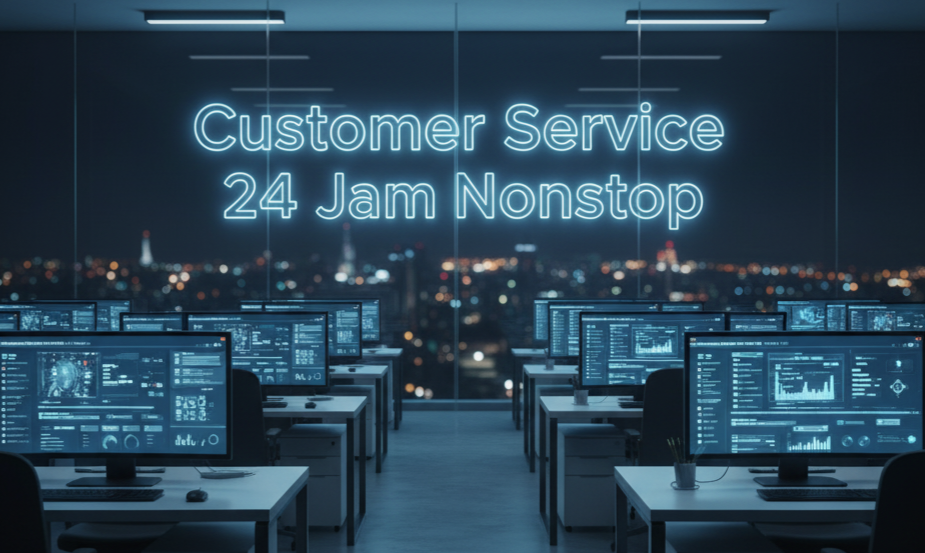 Rahasia Cara Bangun Customer Service 24 Jam Nonstop Bisnis